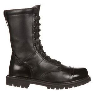Rocky Men's Size 8 side zipper black jump boot (see photo desc)